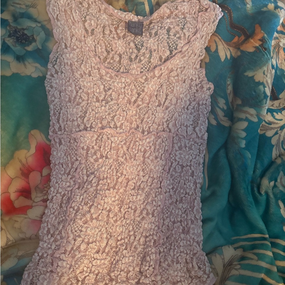 Hanky Panky Lace Top in Light Pink